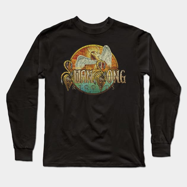 Swan Song Records 1974 Long Sleeve T-Shirt by JCD666